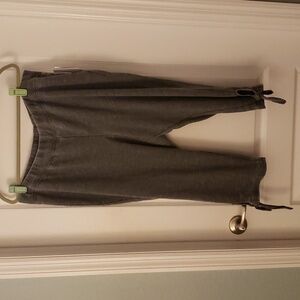 Silverwear Lifestyle Stormy Blue C Tie Crop Pants - Plus Size 2X NWT